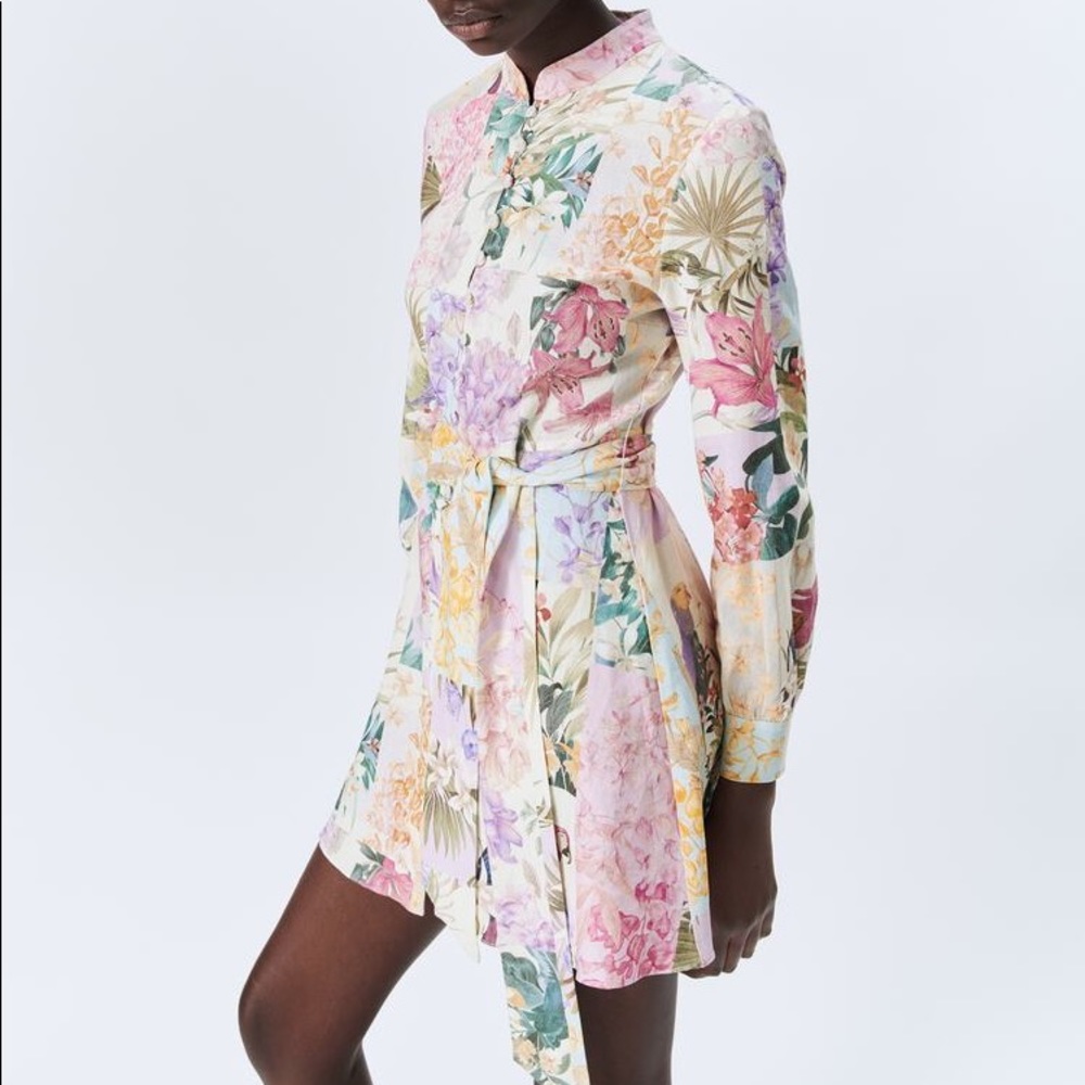 Zara Blogger’s Favorite Patchwork Floral Dress